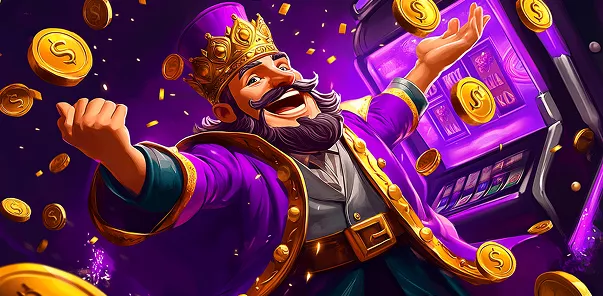 Happy king celebrating